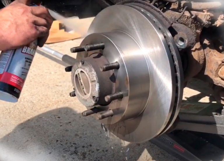 How to Change Front Brake Rotors on a Ford F250