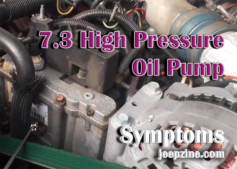 7.3 High Pressure Oil Pump Symptoms