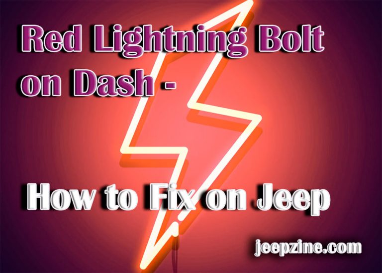 electronic throttle control red lightning bolt on dash