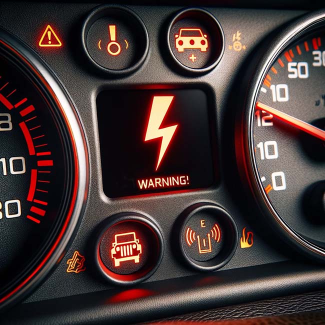 Red Lightning Bolt On Dash How To Fix On Jeep