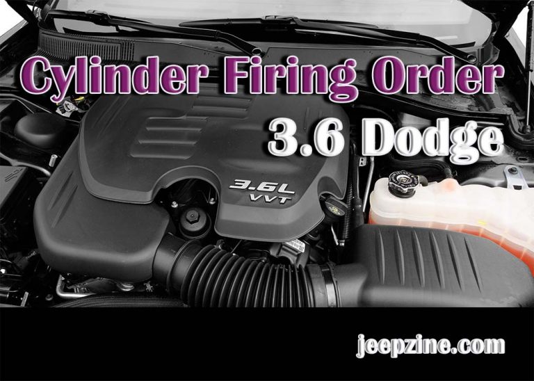 Cylinder Firing Order 3.6 Dodge - Jeepzine