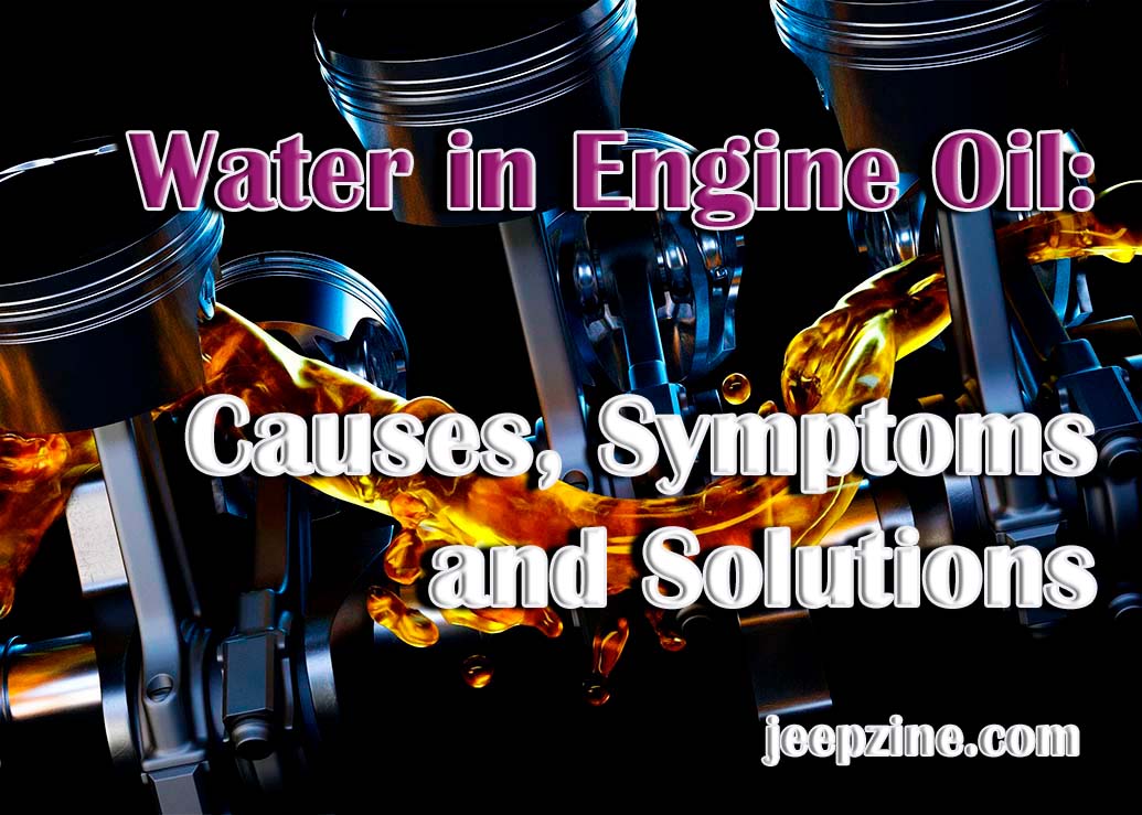 Water in Engine Oil Causes, Consequences and Prevention