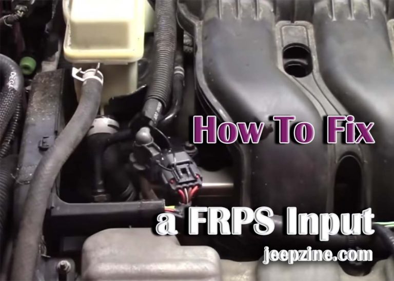 How To Fix a High Fuel Rail Pressure Sensor Input - Jeepzine