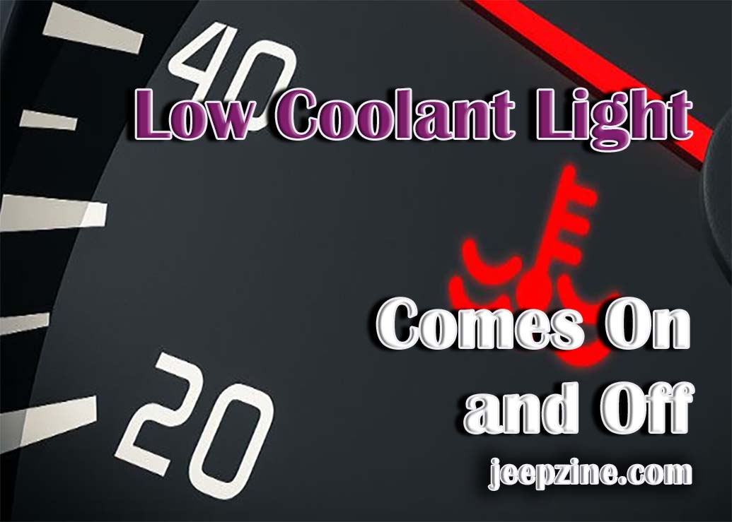 coolant light on and off