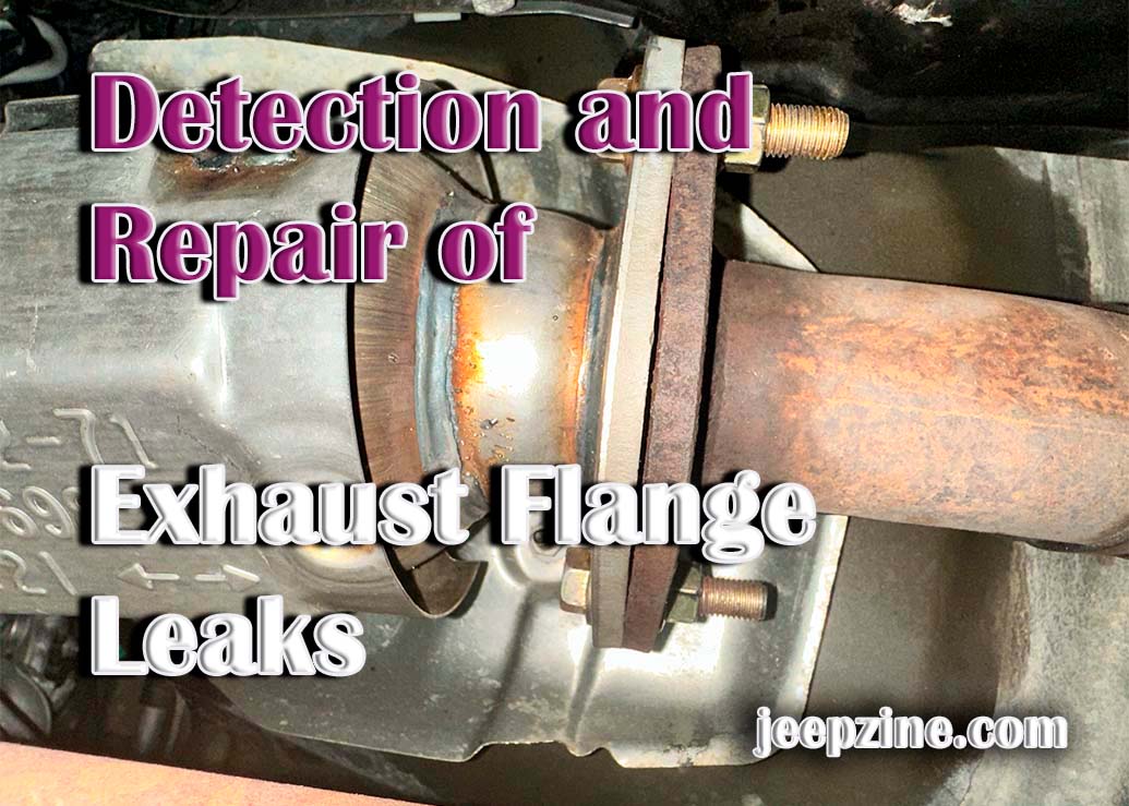 How To Detect And Fix An Exhaust Flange Leak